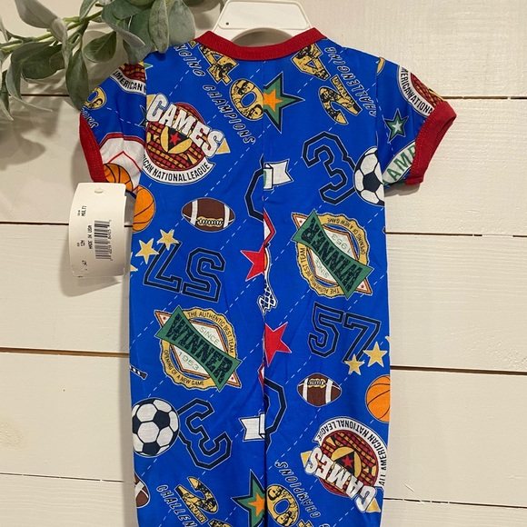 All Star Pajamas Sports Fan PJS NWT - Picture 4 of 5
